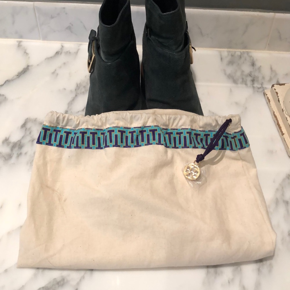 Tory Burch Size 8.5 Suede Ankle Boots - Picture 7 of 8